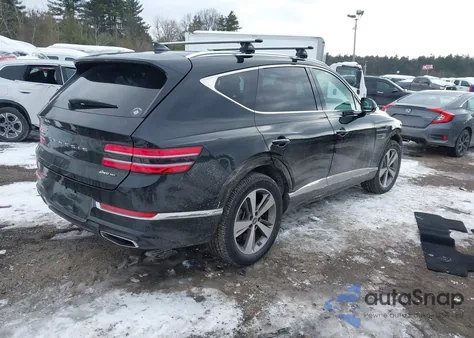 2021 Genesis Gv80 3.5T Awd Advanced из США, поврежденный, VIN KMUHCESC9MU033167